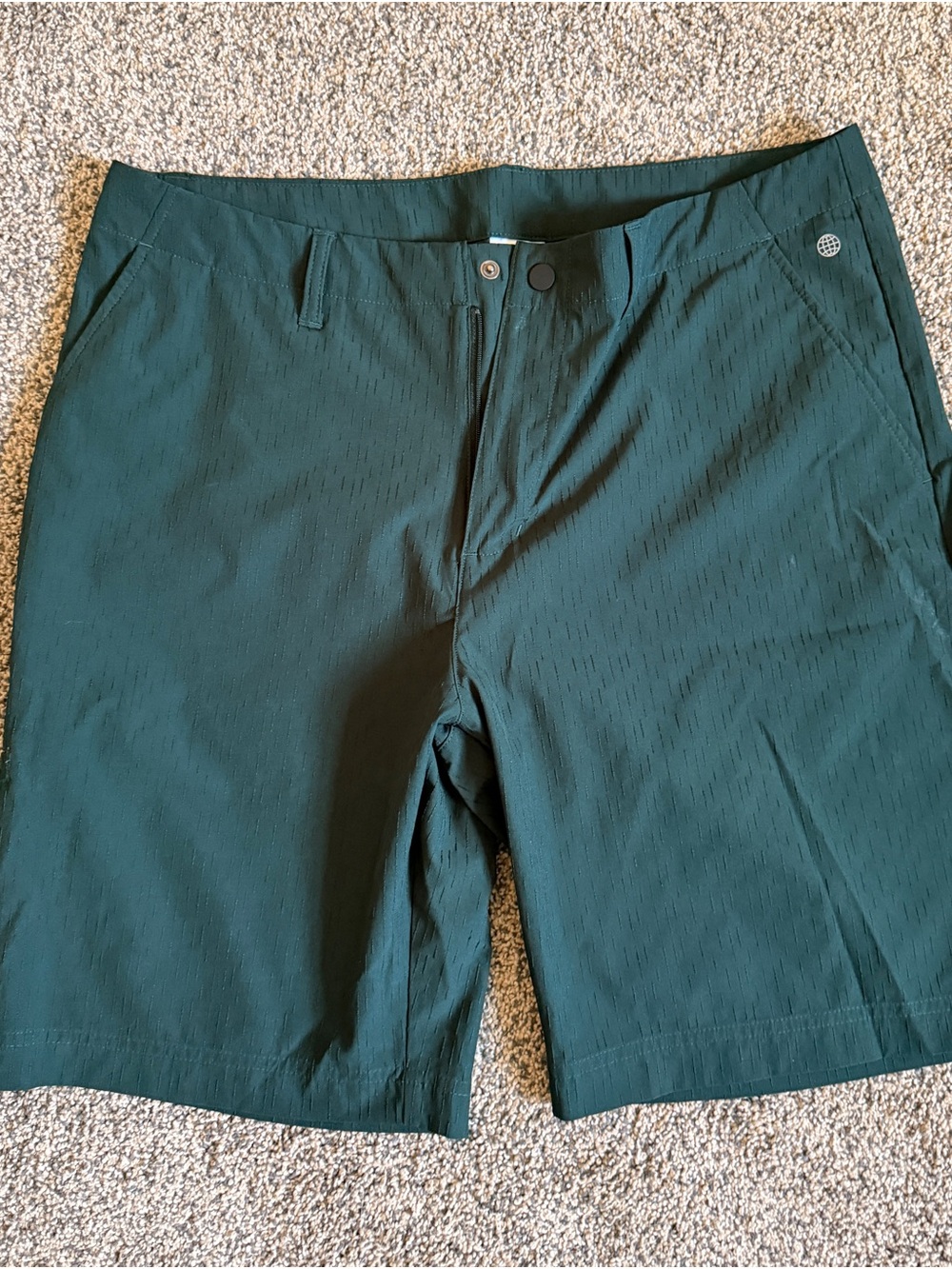 Men's Adidas Dark Green Gold Shorts